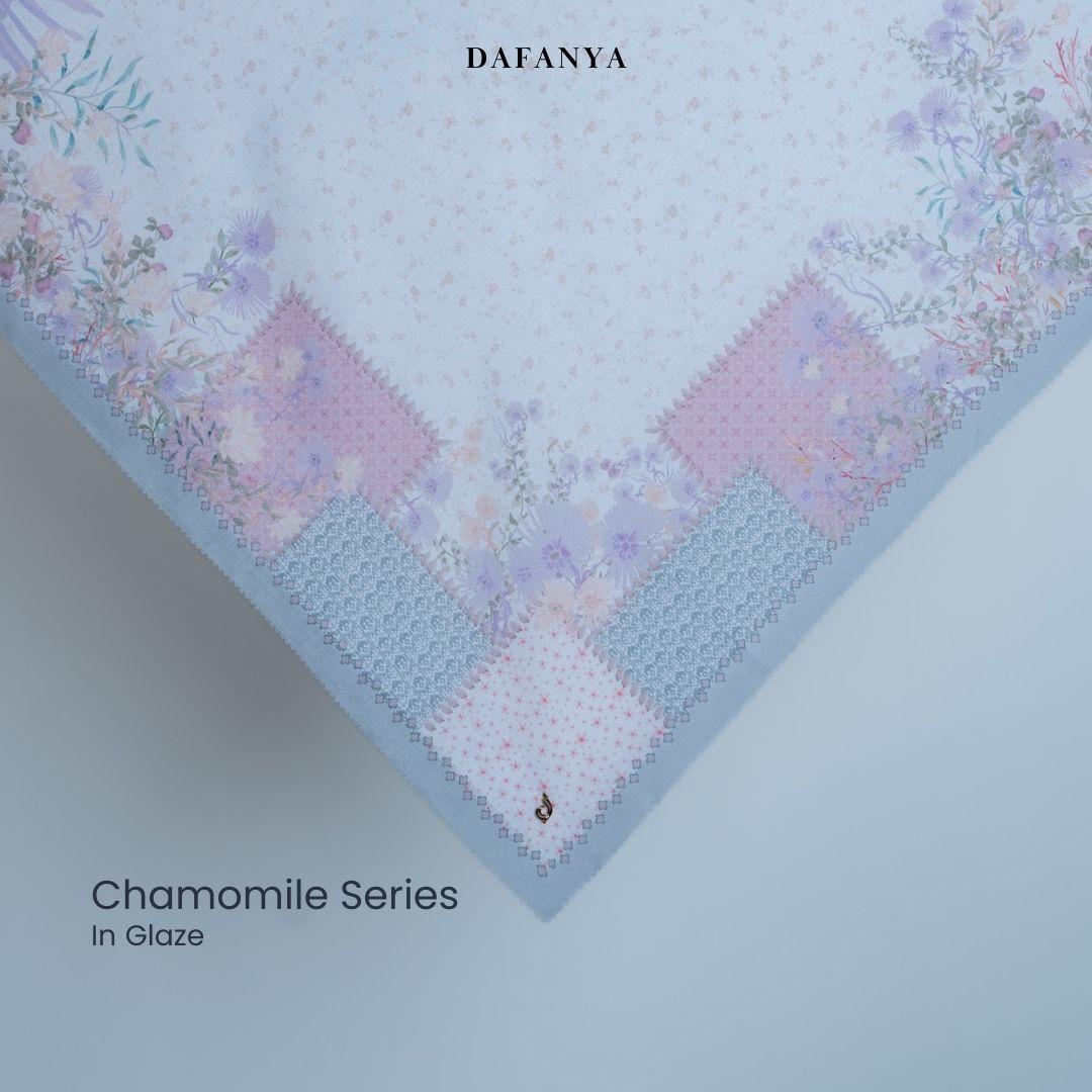 πππ
ππππ - Chamomile Series Jilbab Motif Floral Kerudung Segi Empat Hijab Scarf bahan Voal Laser Cut