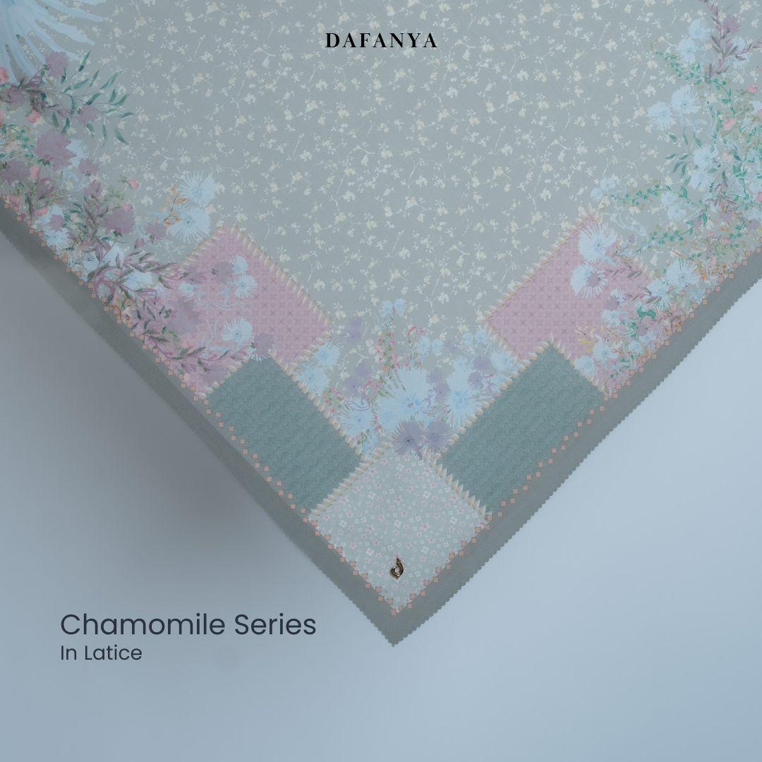 πππ
ππππ - Chamomile Series Jilbab Motif Floral Kerudung Segi Empat Hijab Scarf bahan Voal Laser Cut