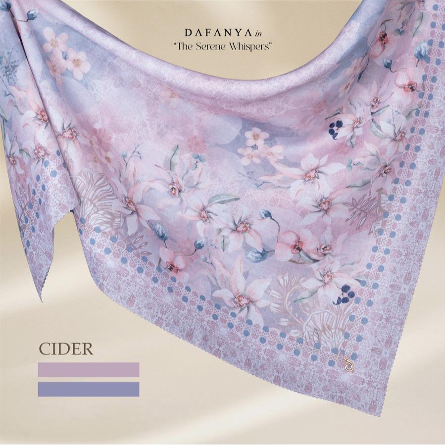 πππ
ππππ - Jardinia Series Jilbab Motif Floral Kerudung Segi Empat Hijab Scarf bahan Voal Laser Cut