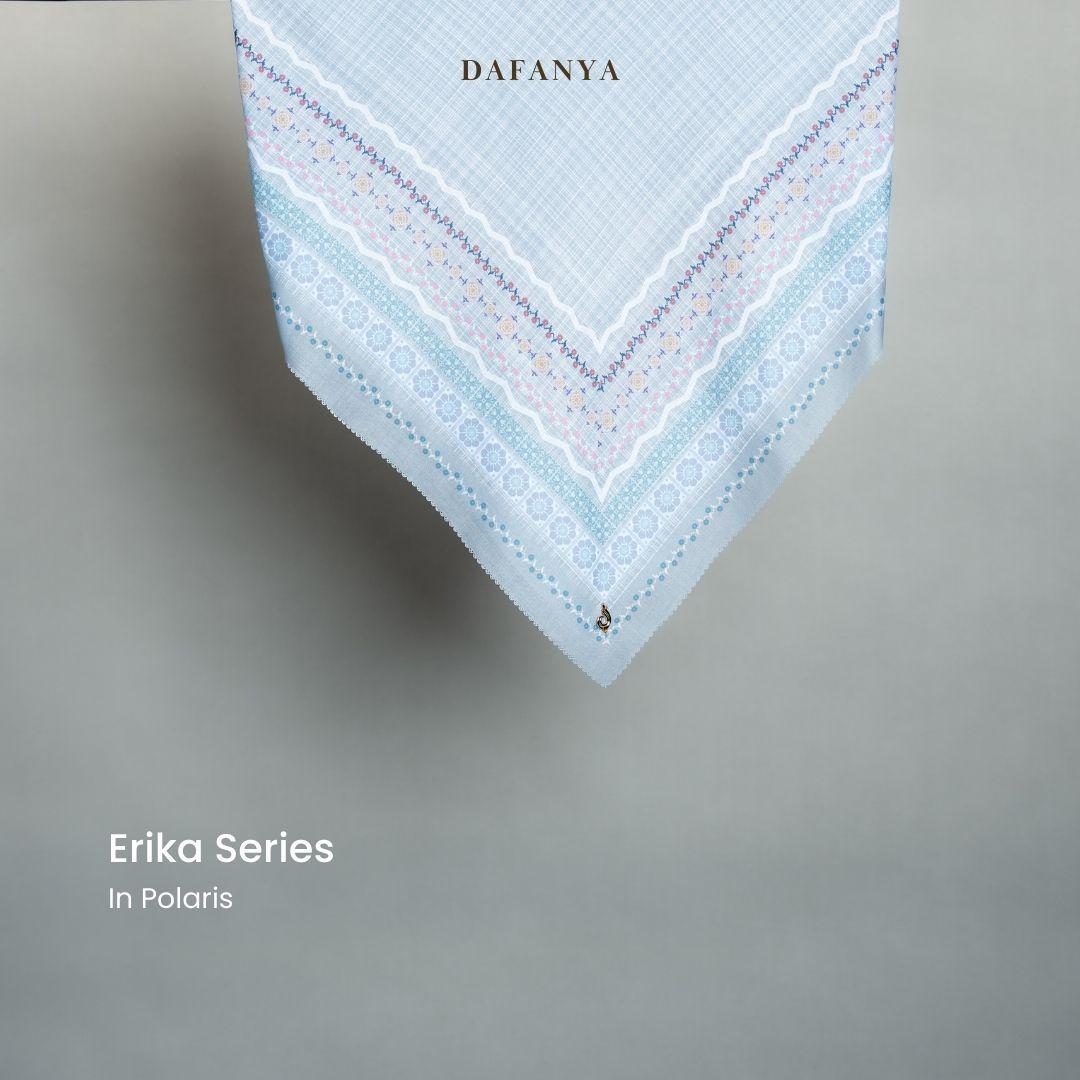 𝐃𝐀𝐅𝐀𝐍𝐘𝐀 - Erika Series Jilbab Motif Ethnic Kerudung Segi Empat Hijab Scarf bahan Voal Laser Cut