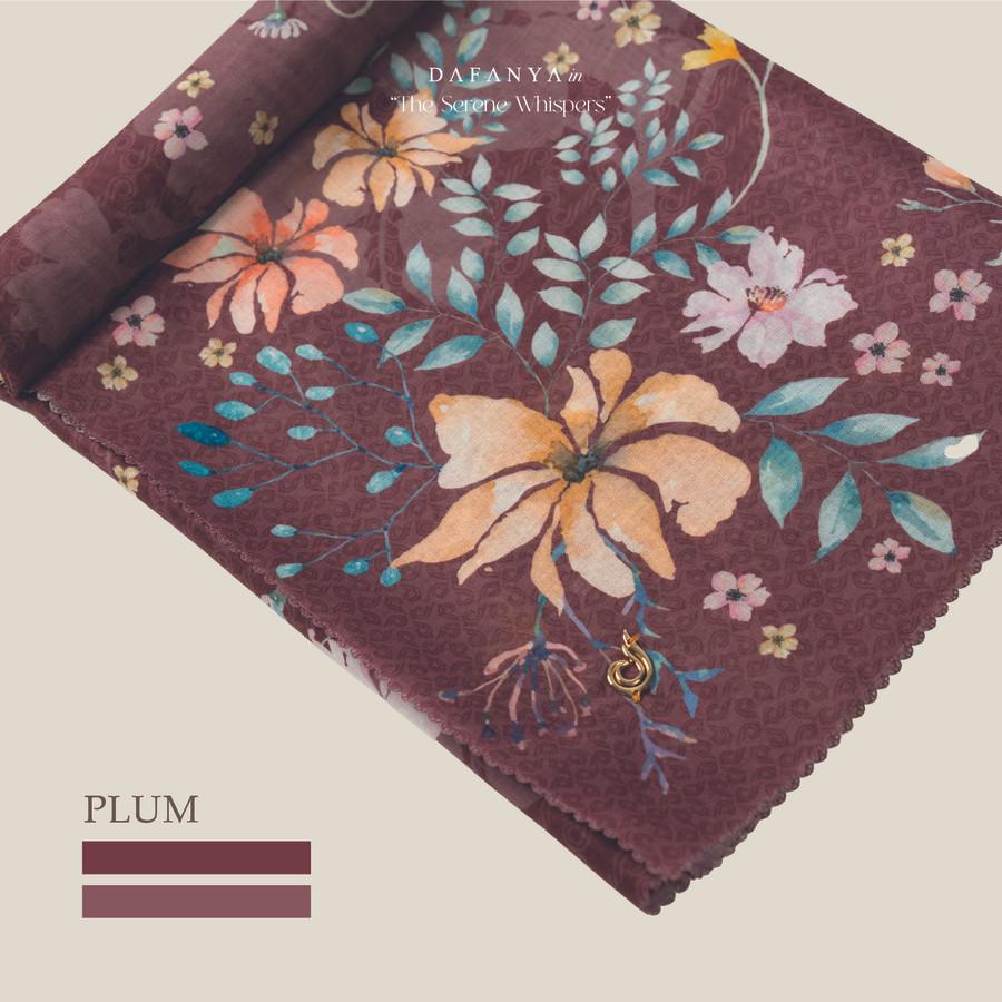 πππ
ππππ - Katerina Series Jilbab Motif Floral Kerudung Segi Empat Hijab Scarf bahan Voal Laser Cut
