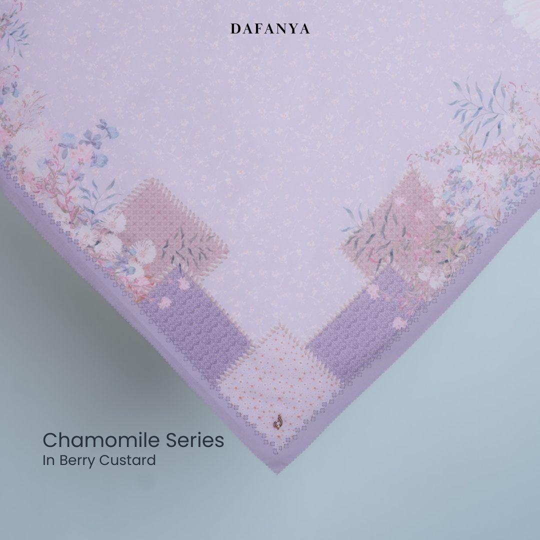πππ
ππππ - Chamomile Series Jilbab Motif Floral Kerudung Segi Empat Hijab Scarf bahan Voal Laser Cut