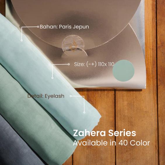 πππ
ππππ - Zehra Series Jilbab Polos Kerudung Segi Empat Hijab Scarf bahan Paris Jepun Eyelash