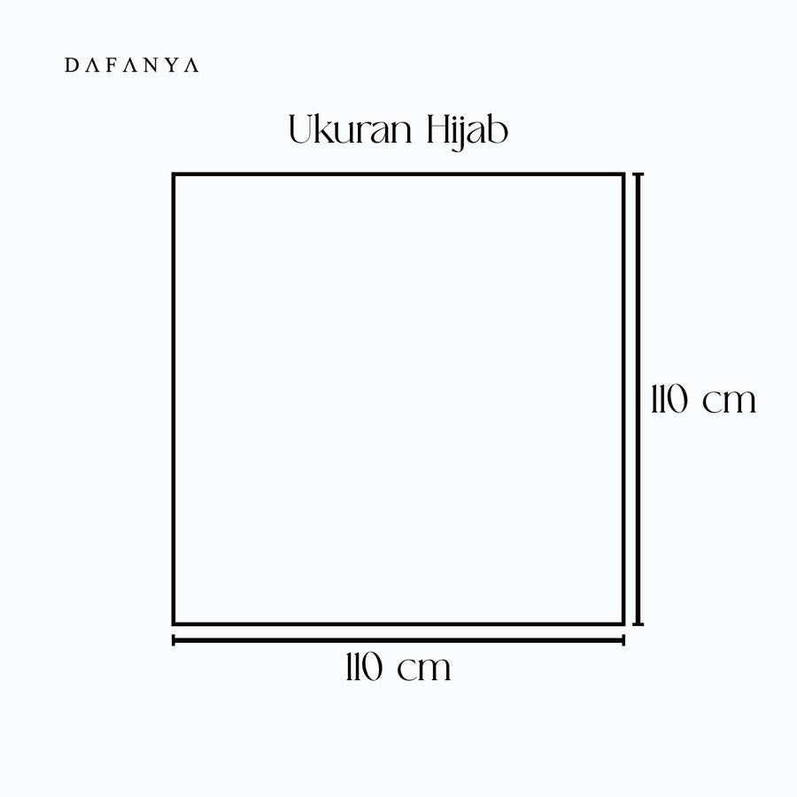 𝐃𝐀𝐅𝐀𝐍𝐘𝐀 - Bellamar Series Jilbab Motif Underwater Kerudung Segi Empat Hijab Scarf bahan Voal Laser Cut