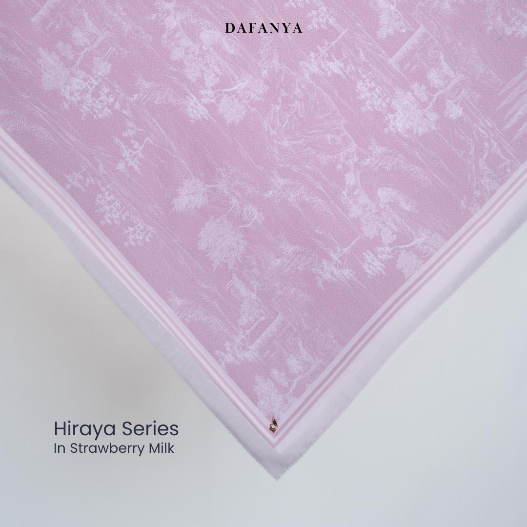 πππ
ππππ - Hiraya Series Jilbab Motif Twotone Kerudung Segi Empat Hijab Scarf bahan Voal Laser Cut