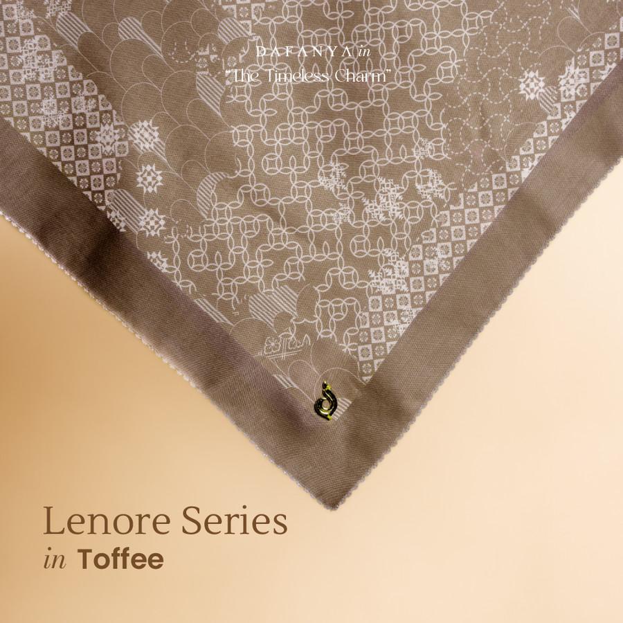 𝐃𝐀𝐅𝐀𝐍𝐘𝐀 - Lenore Series Jilbab Motif Ethnic Kerudung Segi Empat Hijab Scarf bahan Voal Laser Cut