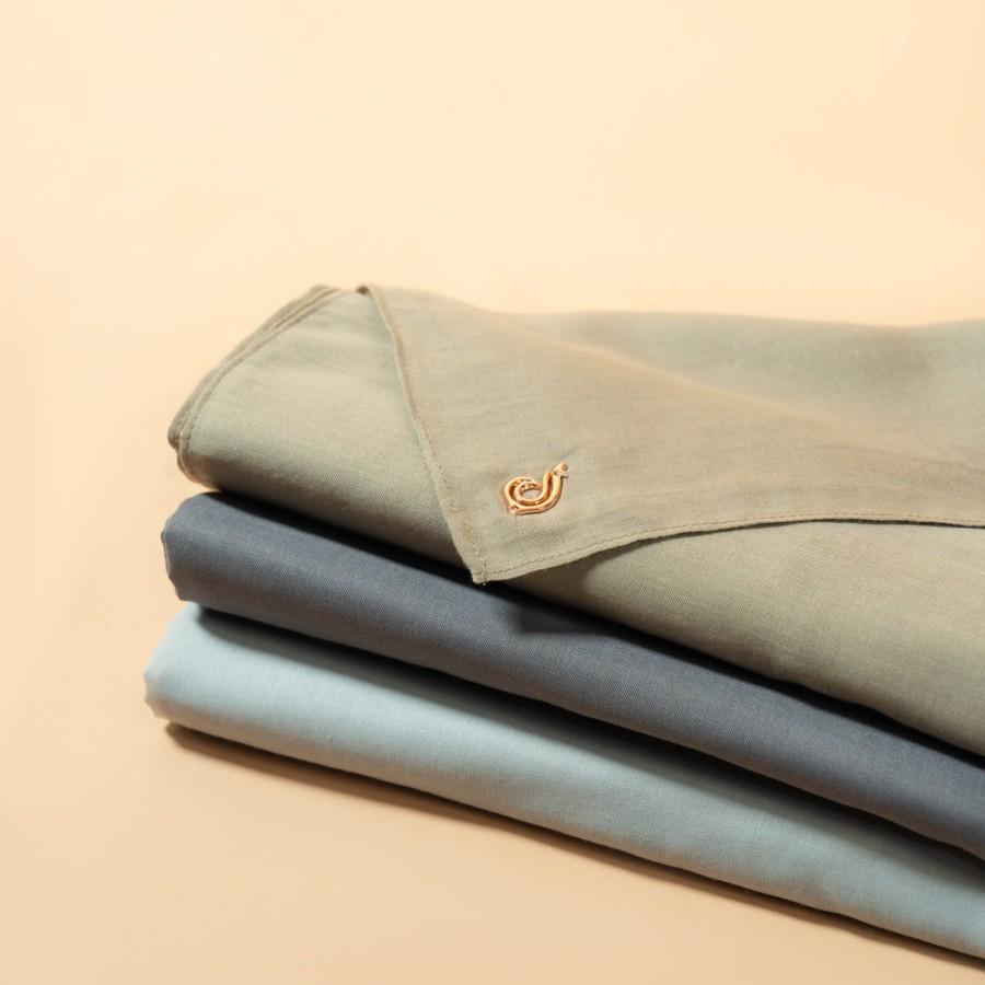 [BUNDLE - isi 5 Pcs] 𝐃𝐀𝐅𝐀𝐍𝐘𝐀 - Maserati Series Jilbab Motif Polos Kerudung Segi Empat Hijab Scarf bahan Voal Jahit Tepi