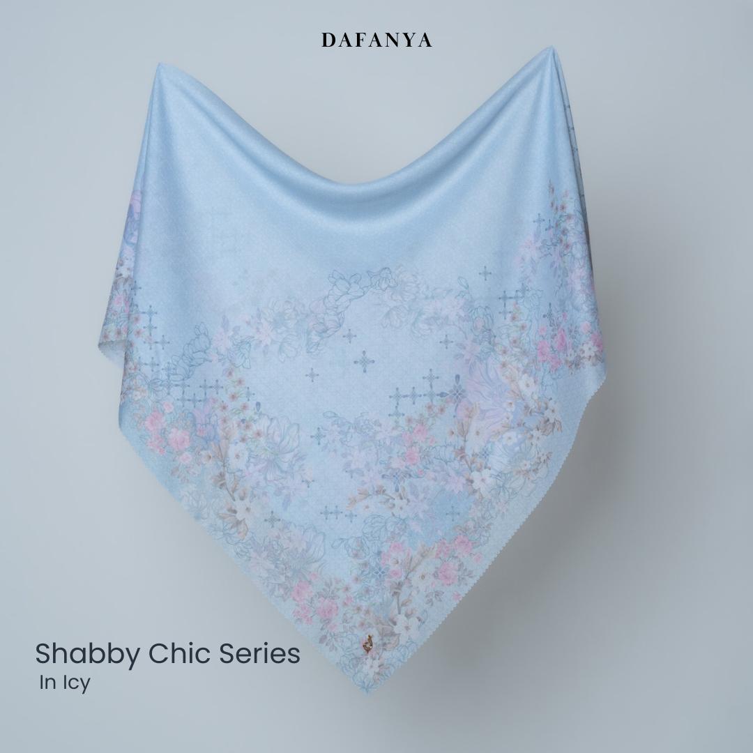 𝐃𝐀𝐅𝐀𝐍𝐘𝐀 - Shabby Chic Series Jilbab Motif Underwater Kerudung Segi Empat Hijab Scarf bahan Voal Laser Cut