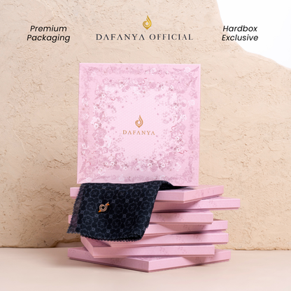 [BOX SAJA] DAFANYA - Exclusive Hard BOX KHAFIYA Motif Bunga Kotak