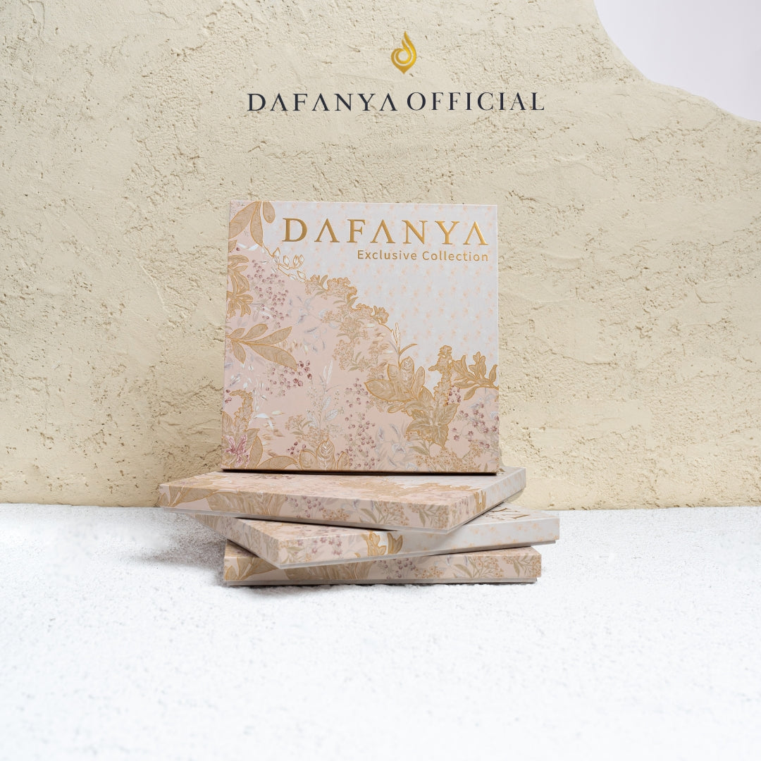 [BOX SAJA] DAFANYA - Exclusive Hard Box RAYAFANYA Motif Bunga Kotak