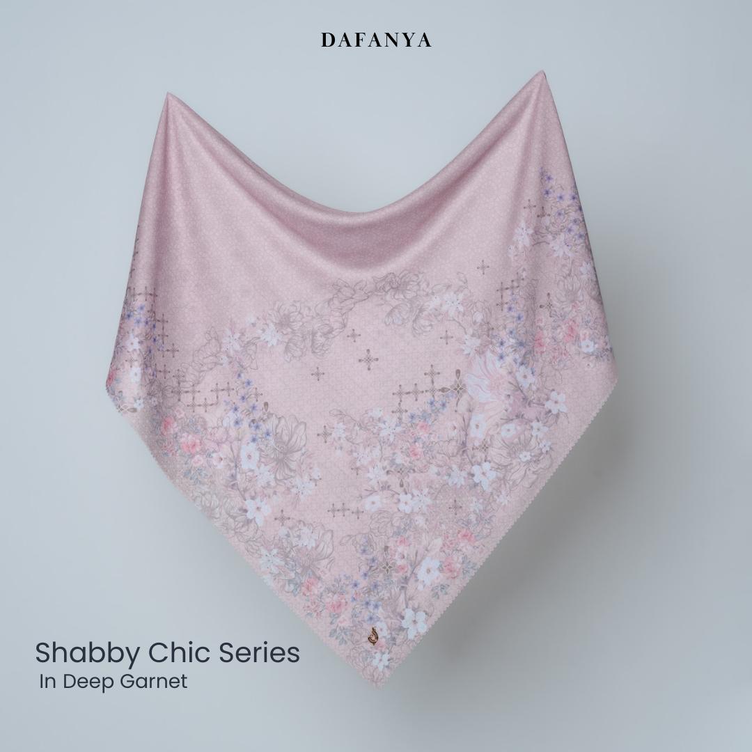 𝐃𝐀𝐅𝐀𝐍𝐘𝐀 - Shabby Chic Series Jilbab Motif Underwater Kerudung Segi Empat Hijab Scarf bahan Voal Laser Cut