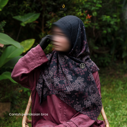 DAFANYA - Bros Brooch Hijab Exclusive Premium