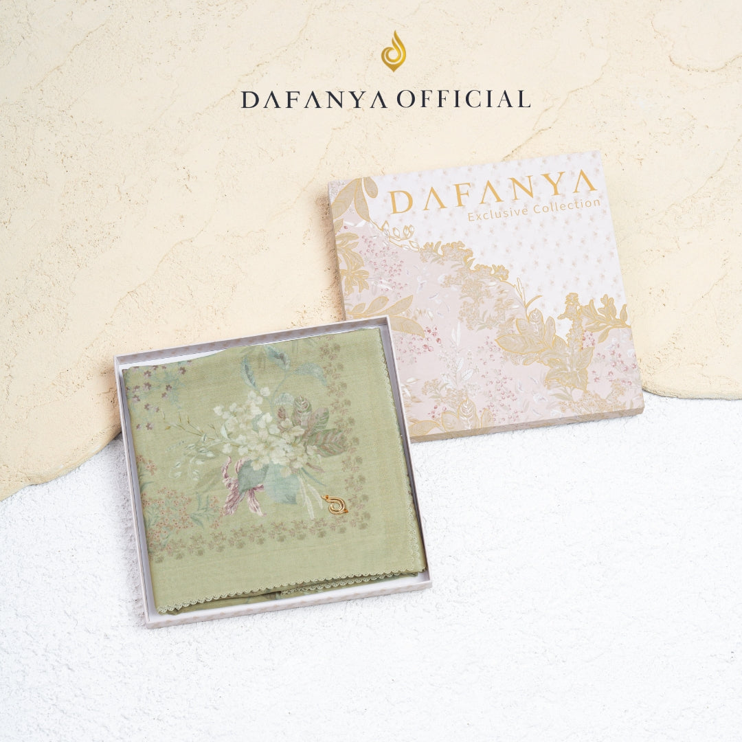 [BOX SAJA] DAFANYA - Exclusive Hard Box RAYAFANYA Motif Bunga Kotak