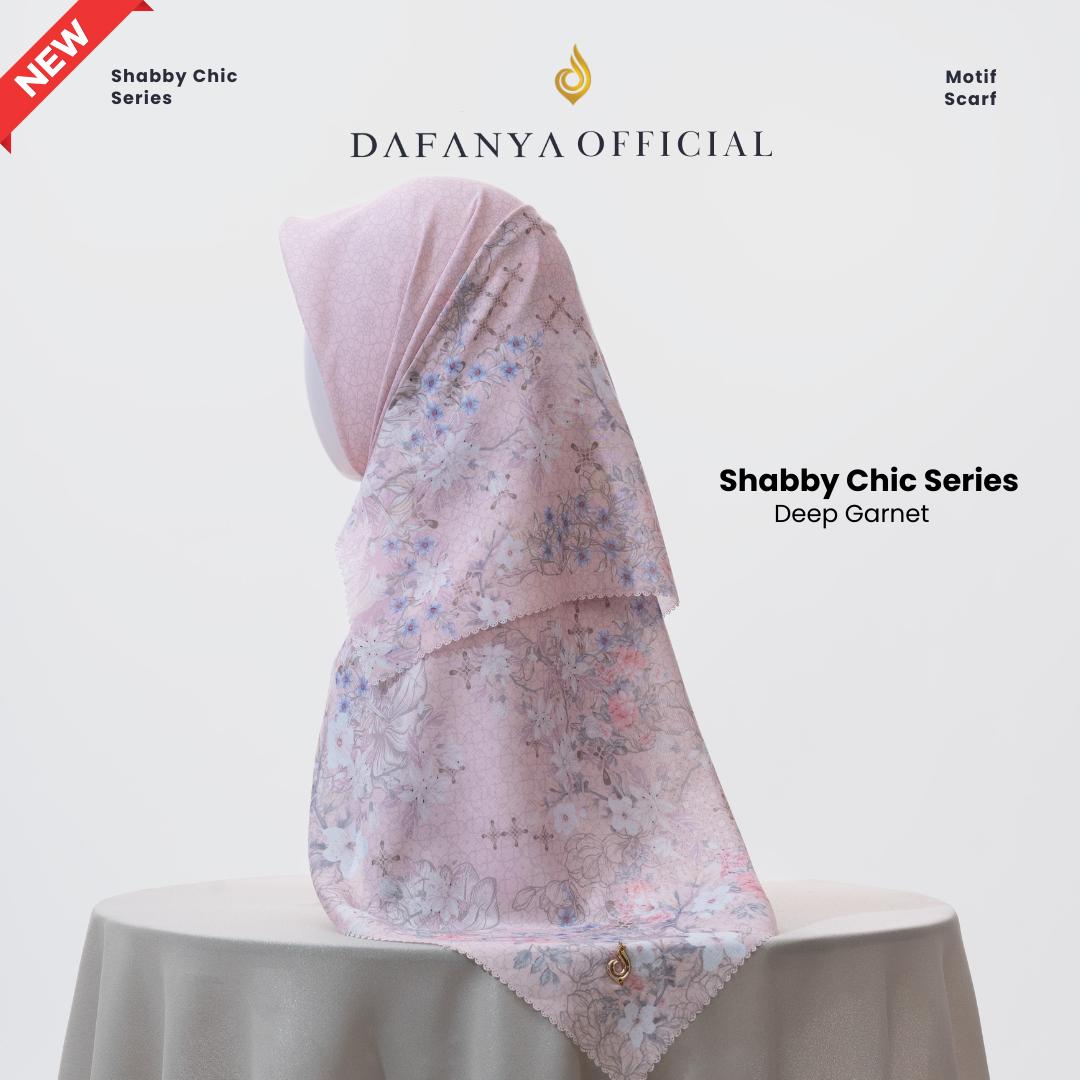 𝐃𝐀𝐅𝐀𝐍𝐘𝐀 - Shabby Chic Series Jilbab Motif Underwater Kerudung Segi Empat Hijab Scarf bahan Voal Laser Cut