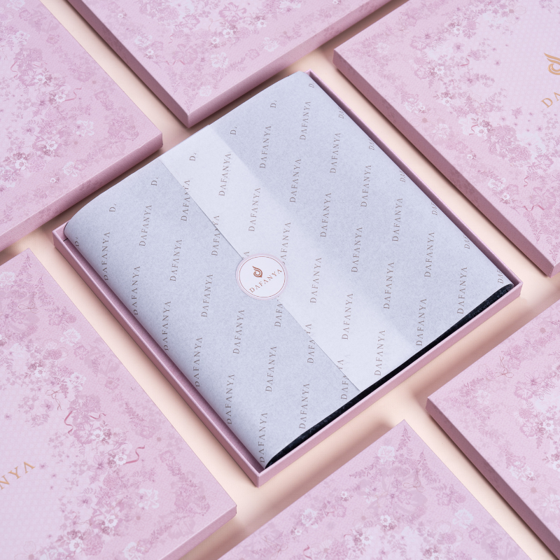 [BOX SAJA] DAFANYA - Exclusive Hard BOX KHAFIYA Motif Bunga Kotak