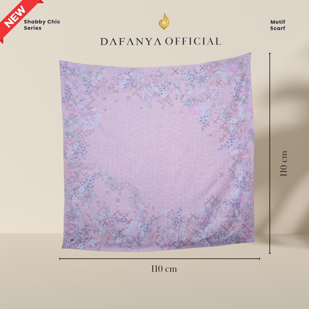 𝐃𝐀𝐅𝐀𝐍𝐘𝐀 - Shabby Chic Series Jilbab Motif Underwater Kerudung Segi Empat Hijab Scarf bahan Voal Laser Cut