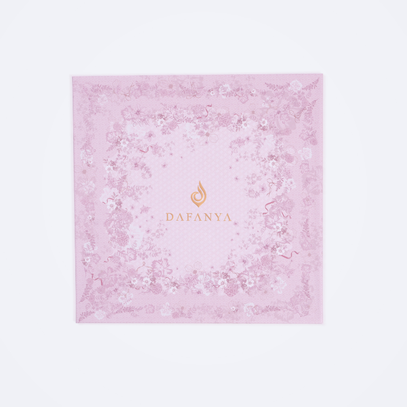[BOX SAJA] DAFANYA - Exclusive Hard BOX KHAFIYA Motif Bunga Kotak