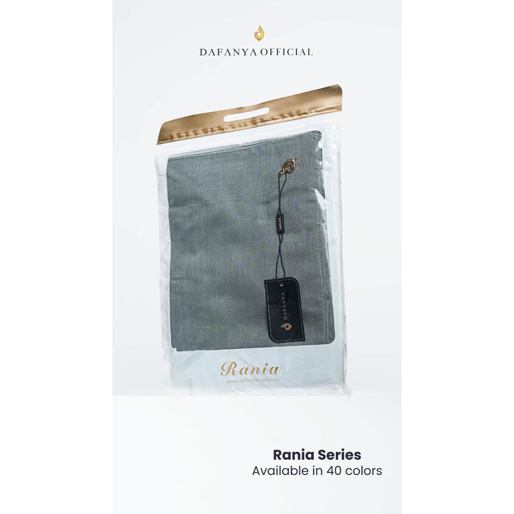 𝐃𝐀𝐅𝐀𝐍𝐘𝐀 - Rania Series Jilbab Polos Kerudung Segi Empat Hijab Scarf bahan Paris Jadul Eyelash