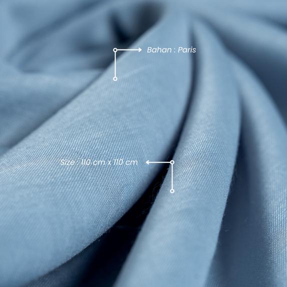 𝐃𝐀𝐅𝐀𝐍𝐘𝐀 - Rania Series Jilbab Polos Kerudung Segi Empat Hijab Scarf bahan Paris Jadul Eyelash