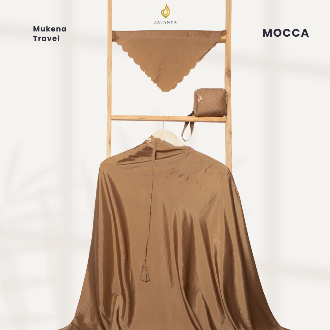 [ GRATIS JILBAB ] 𝐃𝐀𝐅𝐀𝐍𝐘𝐀 - Mukena 3 in 1 Traveling Prayer Set Mini Pouch Terlembut Parasut Korea Tepi Lasercut