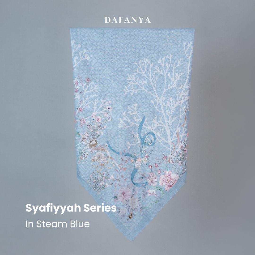 𝐃𝐀𝐅𝐀𝐍𝐘𝐀 - Syari Syafiyyah Series Jilbab Motif Floral Kerudung Segi Empat Hijab Scarf bahan Voal Laser Cut