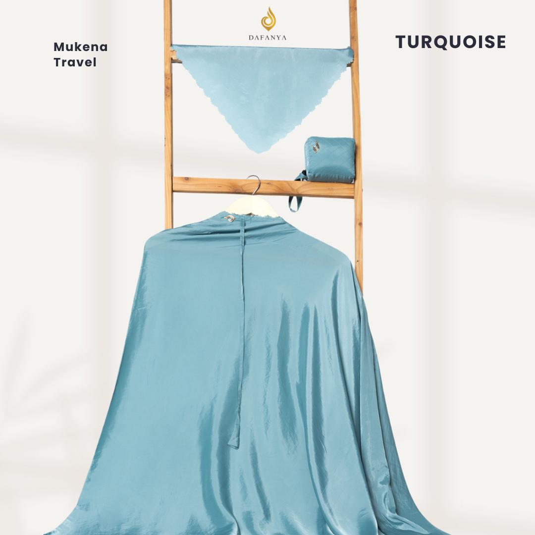 [ GRATIS JILBAB ] 𝐃𝐀𝐅𝐀𝐍𝐘𝐀 - Mukena 3 in 1 Traveling Prayer Set Mini Pouch Terlembut Parasut Korea Tepi Lasercut