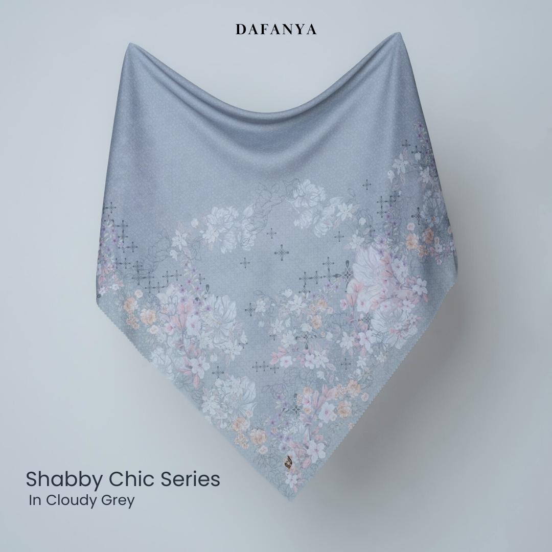 𝐃𝐀𝐅𝐀𝐍𝐘𝐀 - Shabby Chic Series Jilbab Motif Underwater Kerudung Segi Empat Hijab Scarf bahan Voal Laser Cut