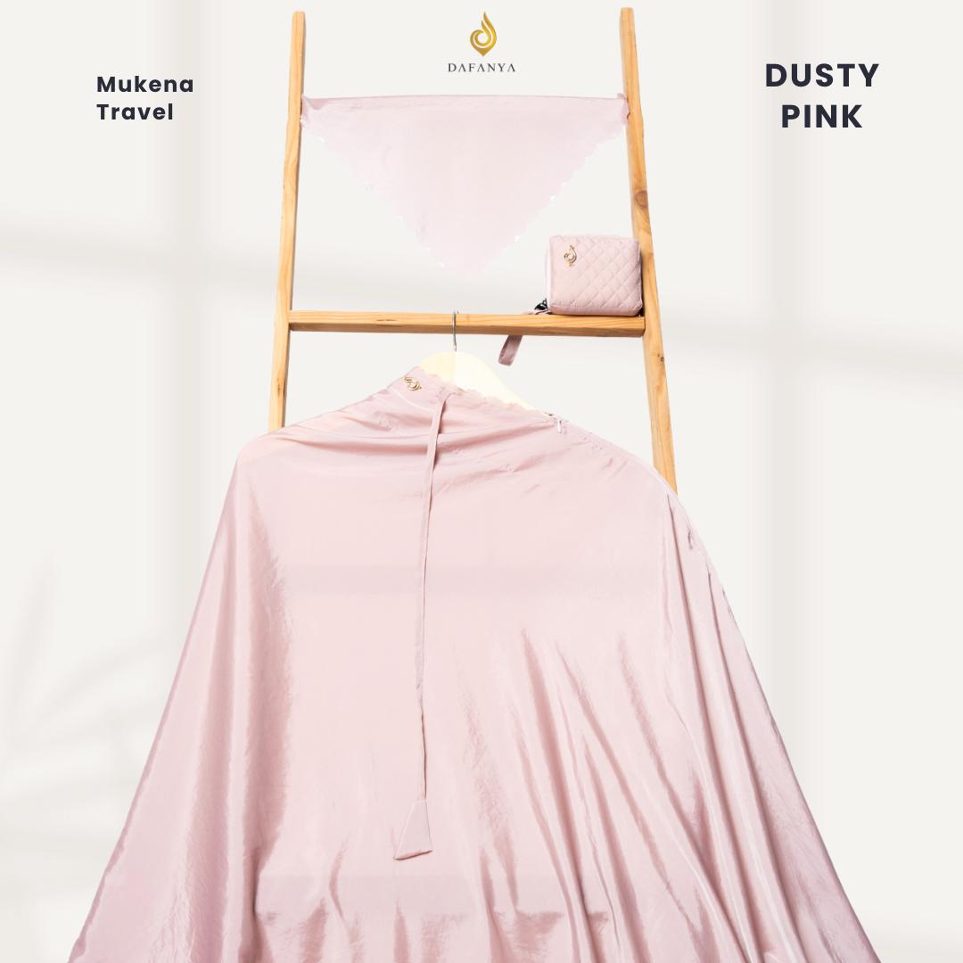 [ GRATIS JILBAB ] 𝐃𝐀𝐅𝐀𝐍𝐘𝐀 - Mukena 3 in 1 Traveling Prayer Set Mini Pouch Terlembut Parasut Korea Tepi Lasercut