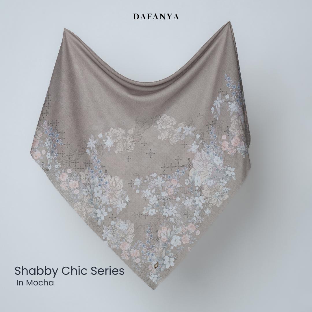 𝐃𝐀𝐅𝐀𝐍𝐘𝐀 - Shabby Chic Series Jilbab Motif Underwater Kerudung Segi Empat Hijab Scarf bahan Voal Laser Cut