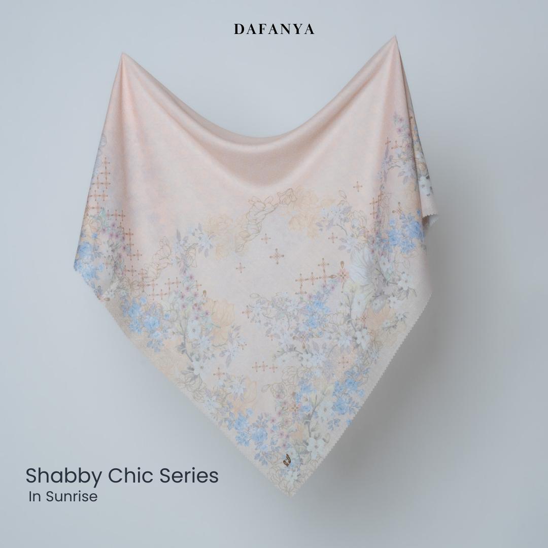 𝐃𝐀𝐅𝐀𝐍𝐘𝐀 - Shabby Chic Series Jilbab Motif Underwater Kerudung Segi Empat Hijab Scarf bahan Voal Laser Cut